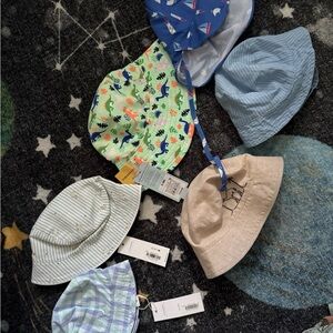 Janie and Jack Dinosaur and Striped Hat Collection